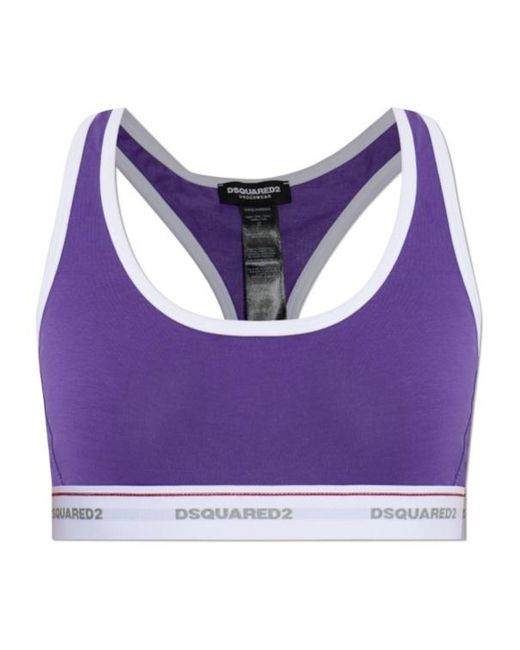 DSquared² Purple Sleeveless Top