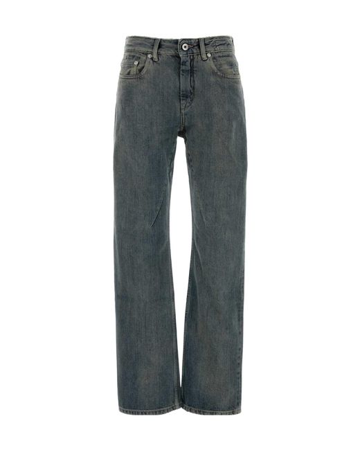 Rick Owens Gray Belt Loop Jeans
