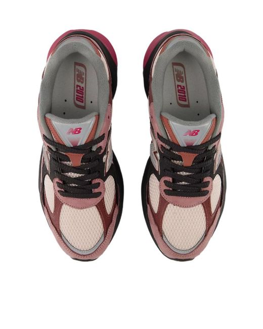 New Balance Brown 2010 Lace-Up Sneakers for men