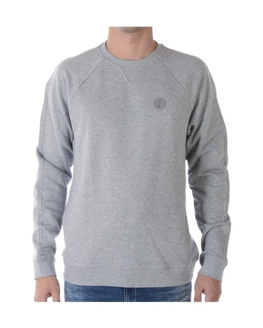 Versace Gray Round-Necked Sweater for men