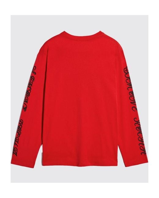Simone Rocha Red Patterned T-Shirt