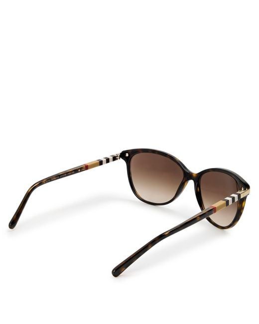 Burberry Metallic Round Sunglasses