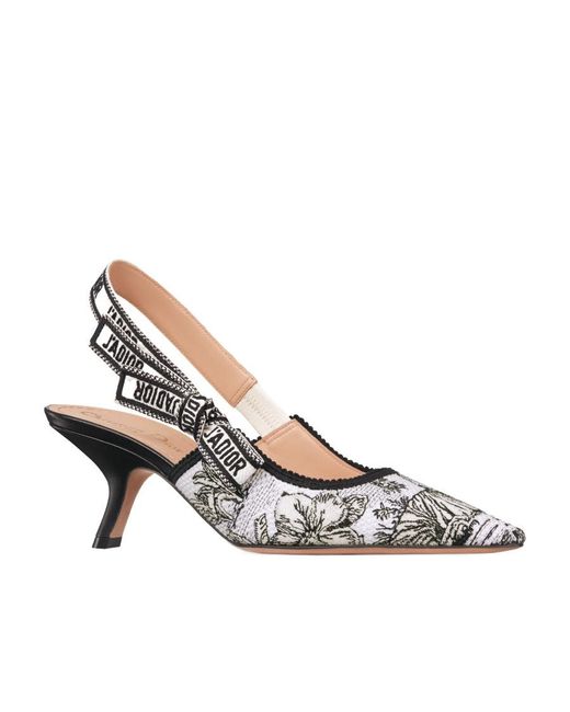 Dior Metallic J'A Slingback Pump