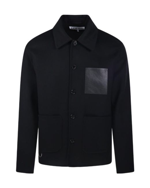 Loewe Blue Workwear Jacket for men