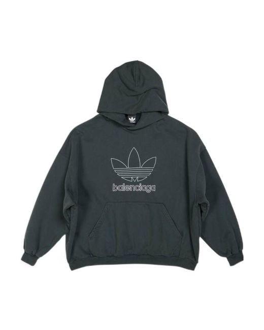 Balenciaga Multicolor Adidas Hoodie Large Fit for men