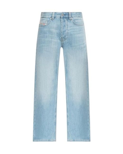 DIESEL Blue 1980 D Eeper Straight-Leg Jeans for men