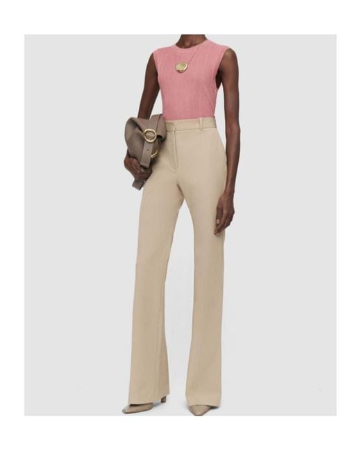 Joseph Natural Straight-Leg Trousers