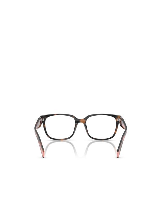 Prada White Eyewear Square Frame Glasses