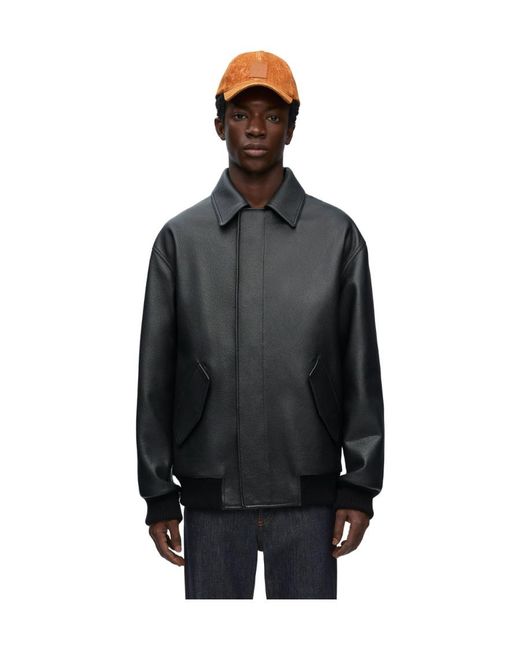 Loewe Black Bomber Jacket for men