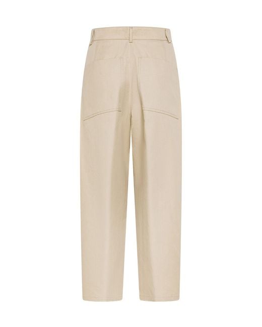 Seventy Natural Tassel Detail Trousers