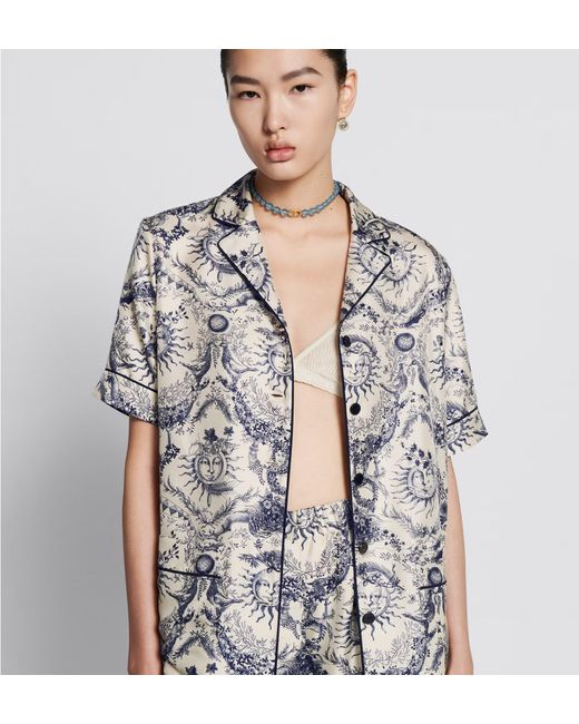 Dior Gray Short-Sleeved Shirt