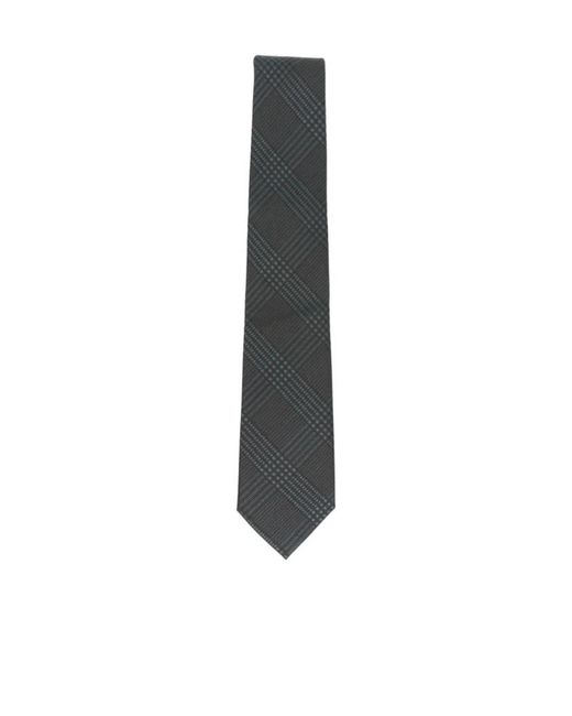 Tagliatore White Plaid Tie for men