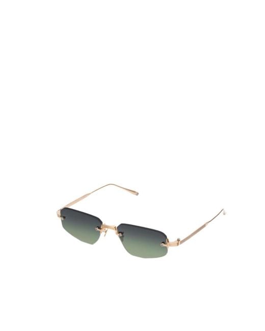 Akoni Multicolor Juno Three 12K Rimless Sunglasses for men