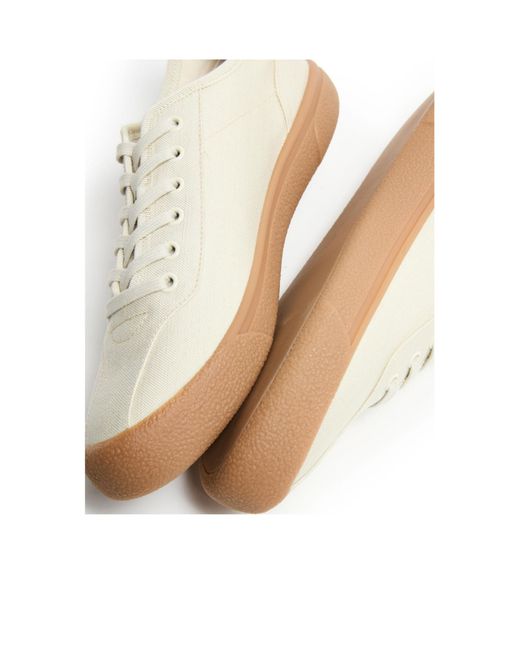 The Row White Canvas Sneakers