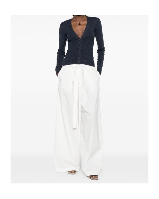 Brunello Cucinelli Blue Long Sleeve Cardigan