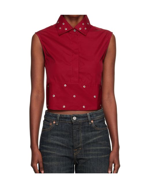 Our Legacy Red Girdle Top