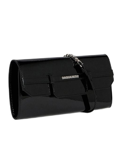 DSquared² Black Chic Night Clutch
