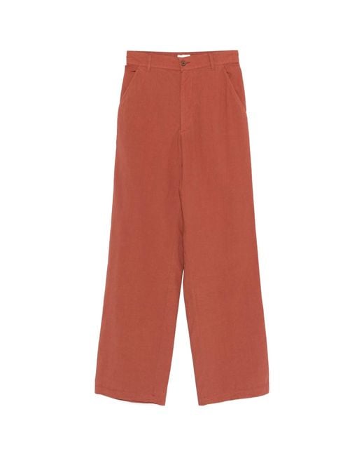 Barena Red Ida Tendon Trousers
