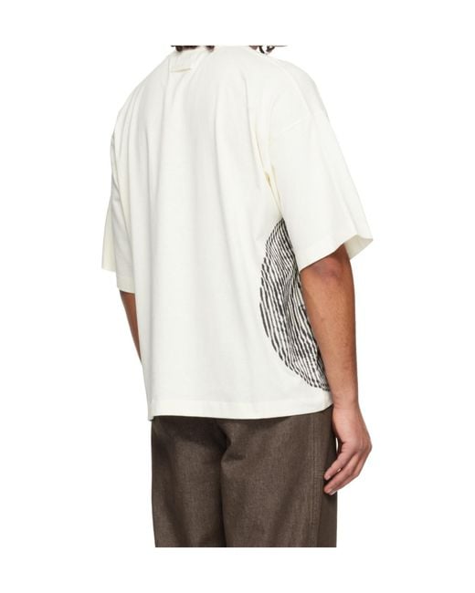 Jean Paul Gaultier White Oversized Cotton Jersey T-Shirt