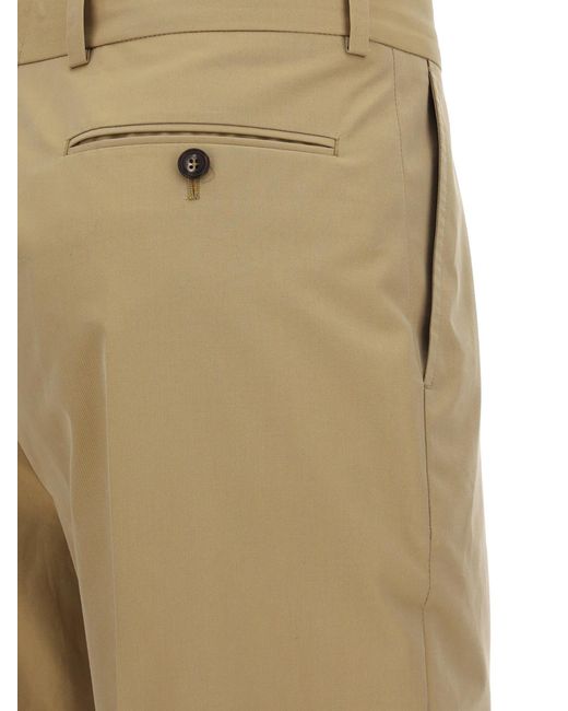 McQueen Natural Concealed-Fastening Tailored Trousers for men