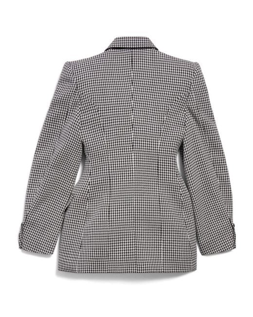 Balenciaga Gray Hourglass Double-Breasted Jacket