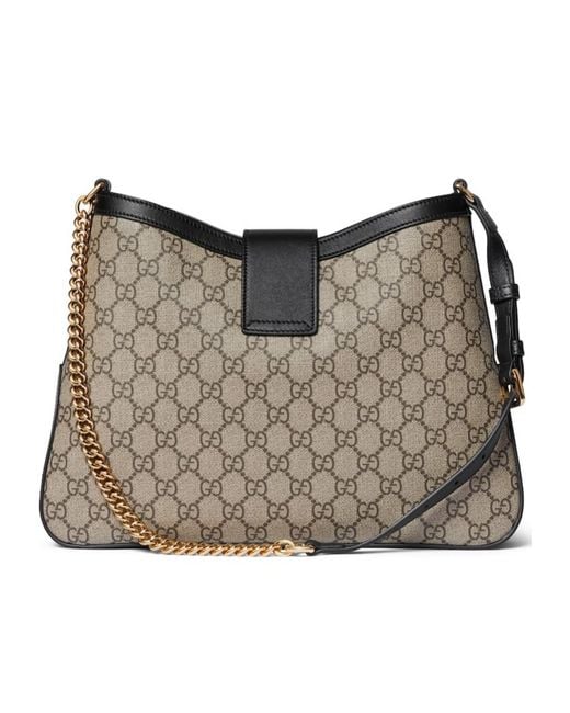 Gucci Gray Padlock Gg Medium Shoulder Bag