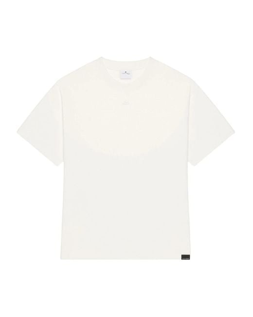 Courreges White Courrèges Ac-Logo Crewneck T-Shirt for men