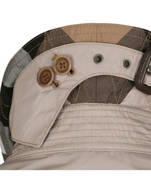 Burberry Gray Lapel Double-Breasted Trench Coat for men