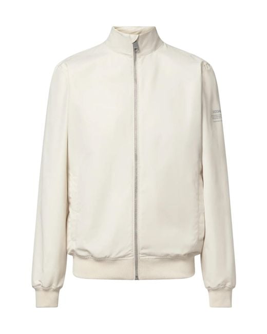 Ecoalf White Pikes Zip-Up Jacket for men