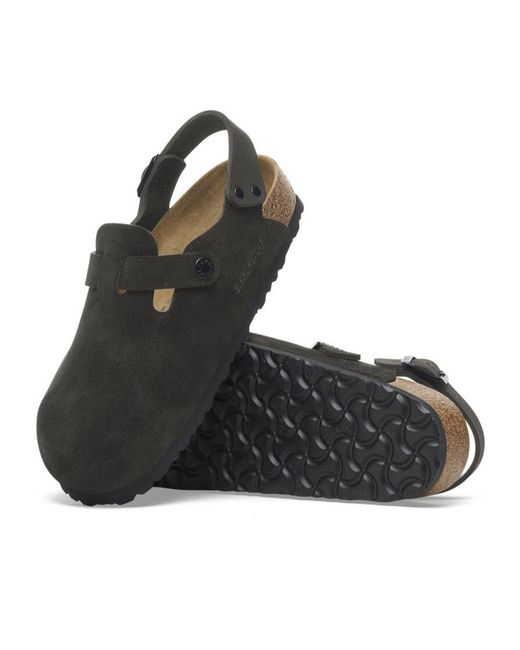 Birkenstock Black Tokio Side-Buckle Slingback Sandals for men