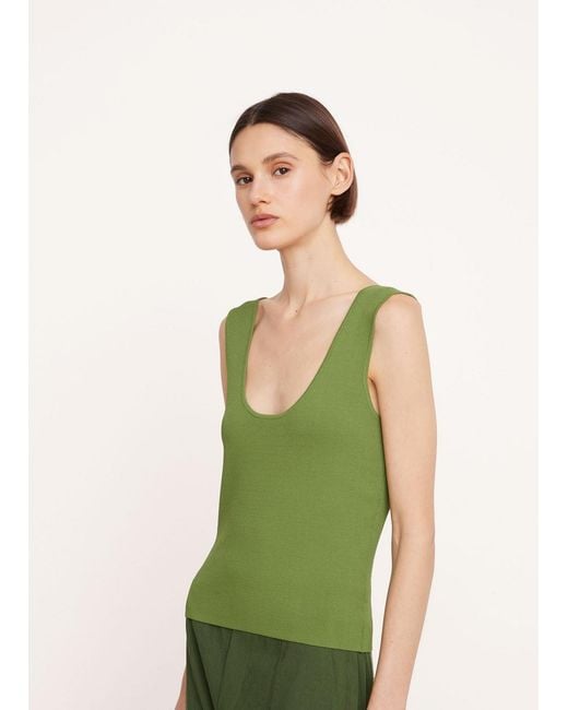 Vince Green Scoop-Neck Tank Top