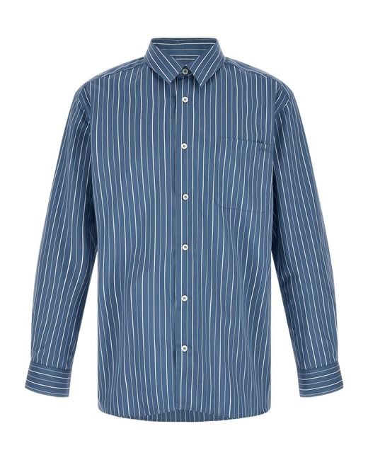 A.P.C. Blue 'Malo' Shirt for men