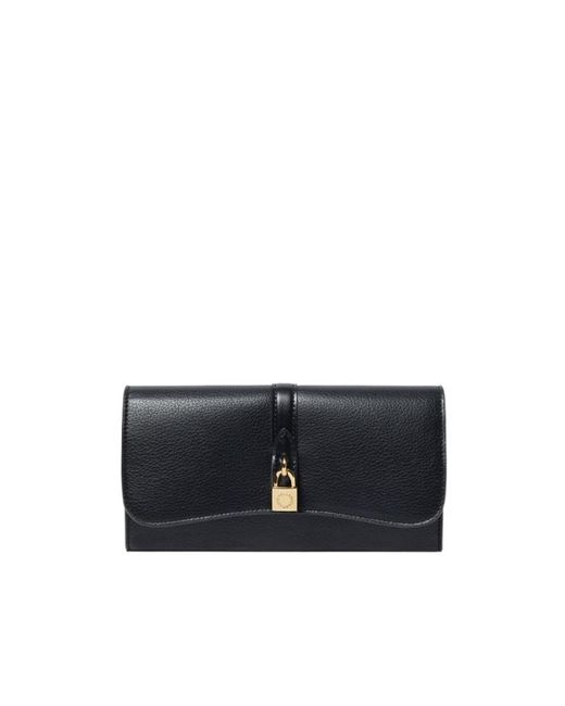 Stella McCartney Black Padlock Detailed Wallet
