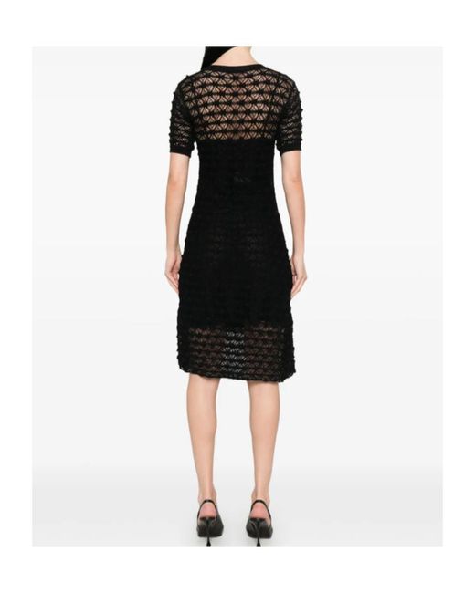 Alaïa Black Lace Midi Dress