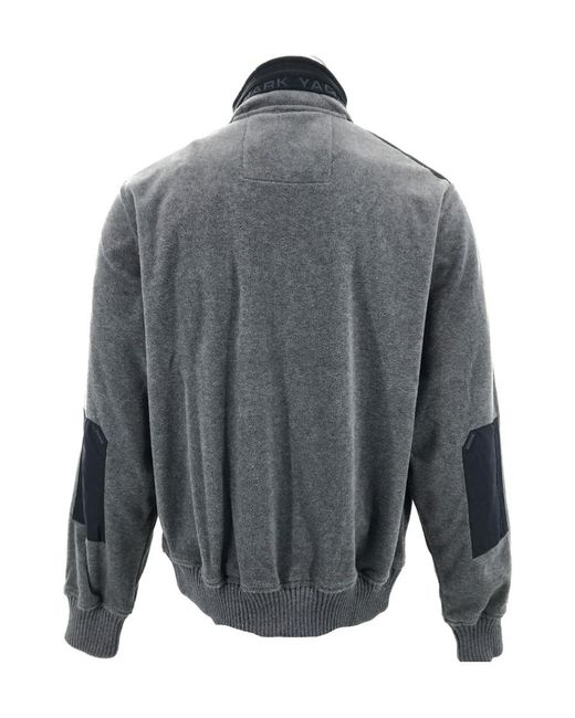 Paul & Shark Gray Zipper Casual Jacket for men