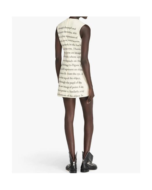 JW Anderson Jw Anderson Text Print Mini Shift Dress in