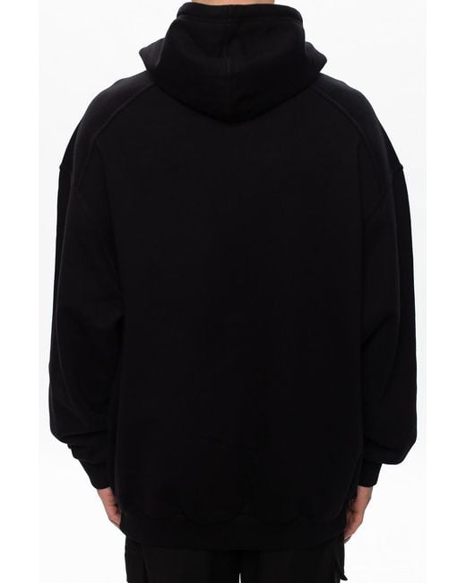 Givenchy Blue Graphic Print Hoodie for men