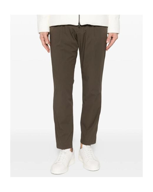Herno Gray Drawstring Trousers for men