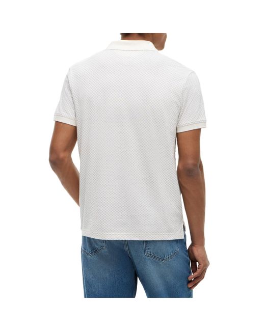 Tommy Hilfiger White Short Sleeve Polo Shirt for men