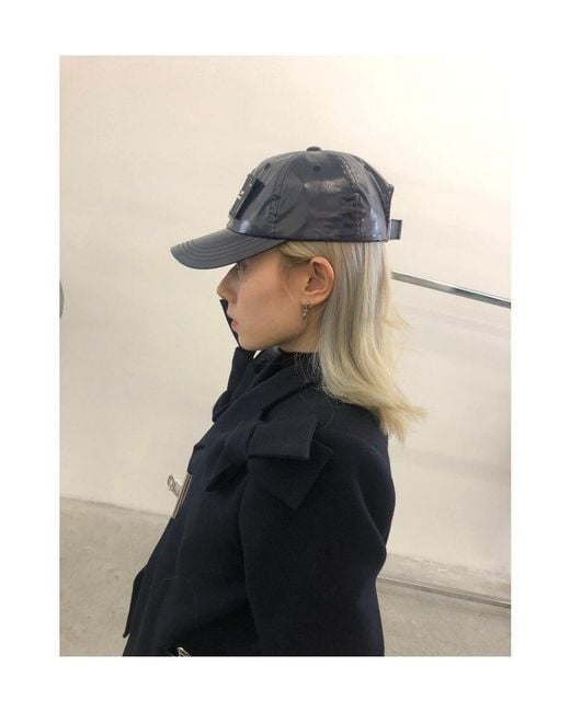 we11done Blue Baseball Hat for men