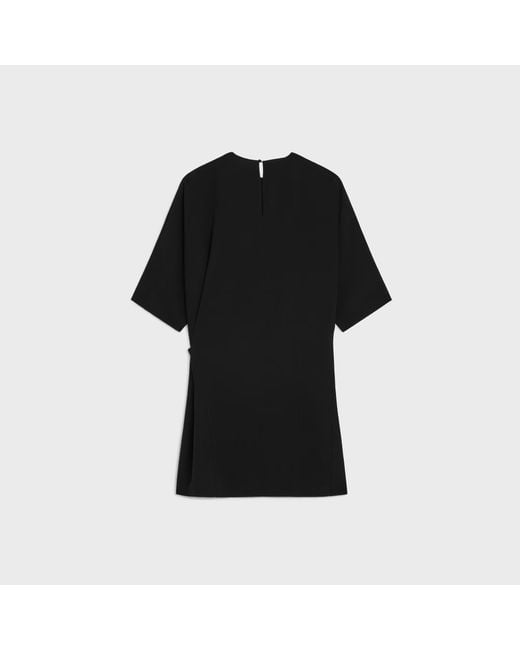 Céline Black Wrap Dress