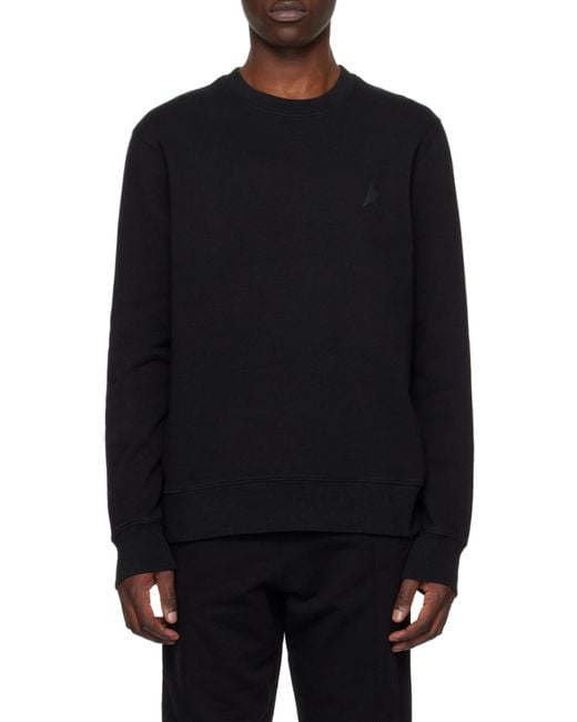 Golden Goose Deluxe Brand Blue Star Printed Crewneck Sweatshirt for men