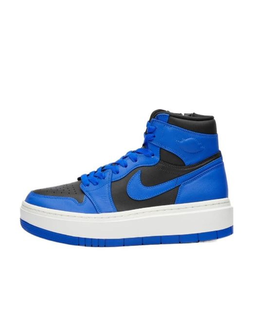 Nike Blue Logo High-Top Sneakers