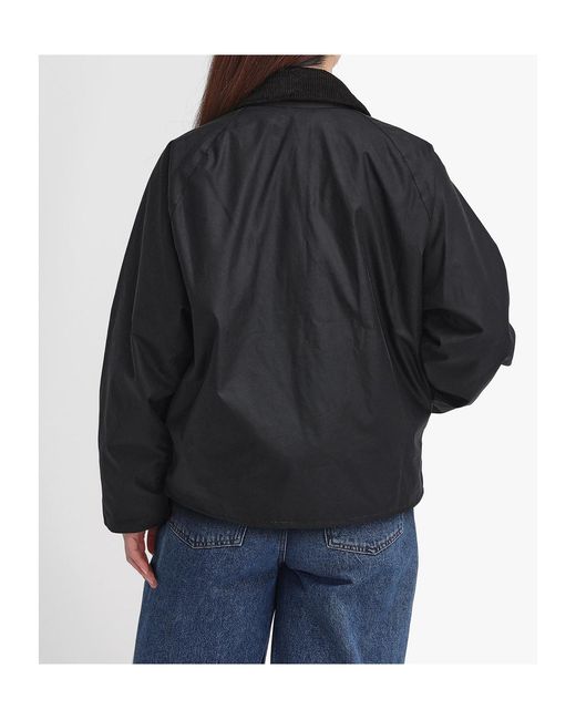Barbour Black Transport Waxed Jacket