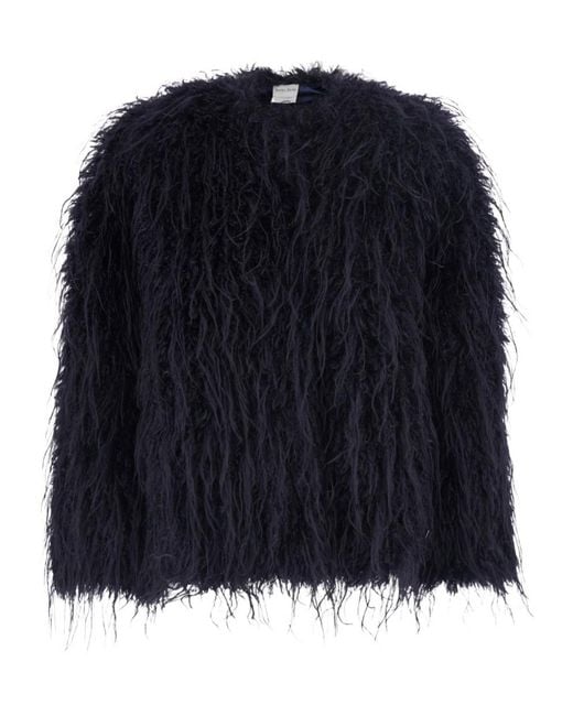 Forte_forte Blue Mongolia Textured Jacket