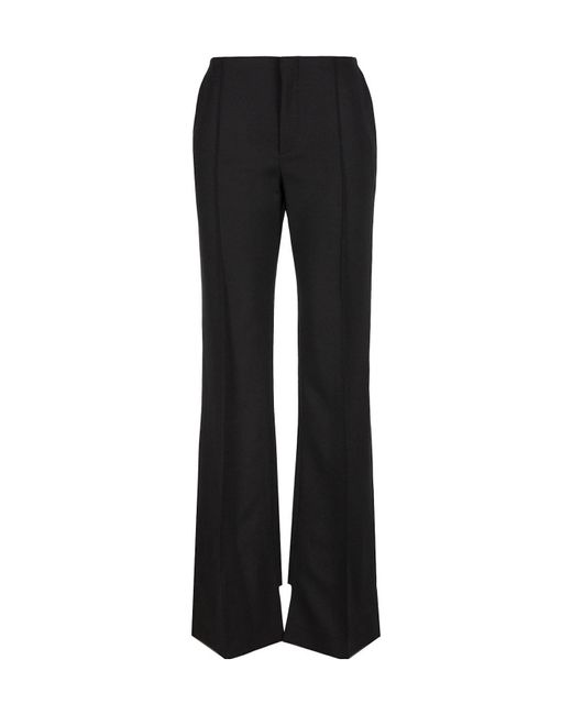 Chloé Black Chloé Low-Waisted Tailored Trousers