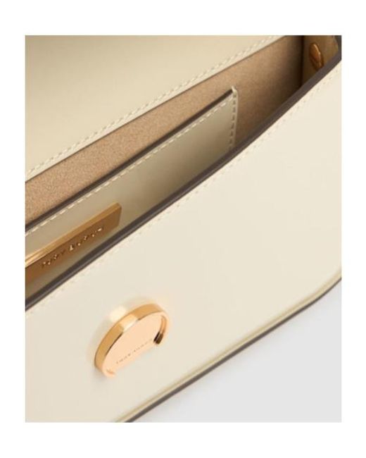 Tory Burch E/W Robinson Shoulder Bag in Natural | Lyst