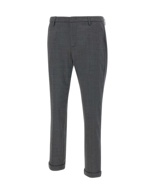 Dondup Gray Gaubert Slim Fit Pants for men