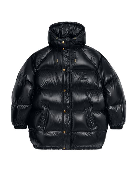 Céline Black Triomphe Down Jacket
