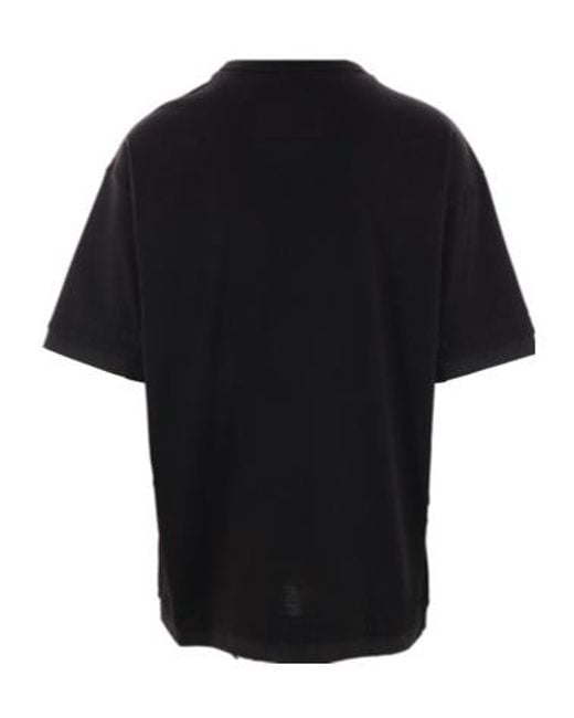 Juun.J Black Open-Necked Shirt for men